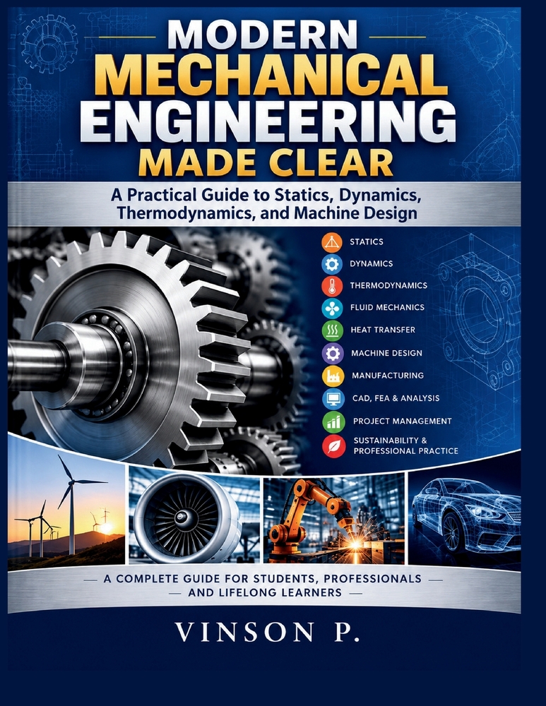 Modern Mechanical Engineering Made Clear: A Practical Guide to Statics, Dynamics, Thermodynamics, and Machine Design cover