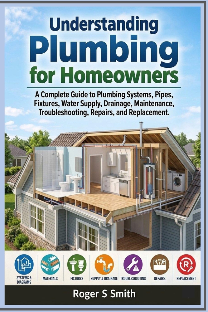 Understanding Plumbing for Homeowners: A Complete Guide to Plumbing Systems, Pipes, Fixtures, Water Supply, Drainage, Maintenance, Troubleshooting, Re cover