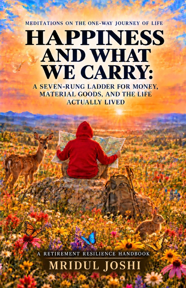 Happiness and What We Carry: A Seven-Rung Ladder for Money, Material Goods, and the Life Actually Lived: A Retirement Resilience Handbook cover