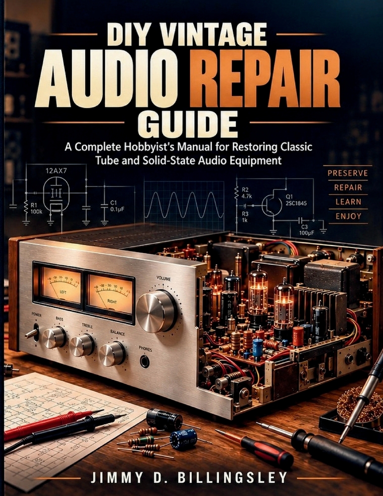 DIY Vintage Audio Repair Guide: A Complete Hobbyist's Manual for Restoring Classic Tube and Solid-State Audio Equipment cover