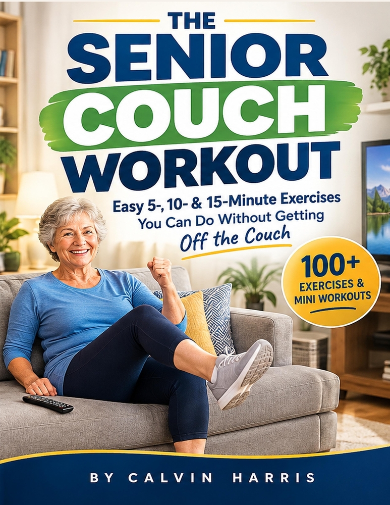 The Senior Couch Workout: Easy 5-, 10- & 15-Minute Exercises You Can Do Without Getting Off the Couch cover