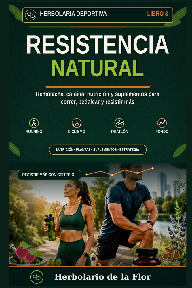 Resistencia Natural -Libro 3-: Remolacha, cafeína, nutrición y suplementos para correr, pedalear y resistir más cover