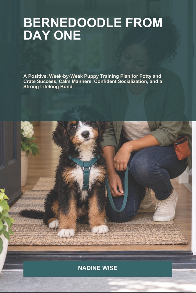 Bernedoodle from Day One: A Positive, Week-by-Week Puppy Training Plan for Potty and Crate Success, Calm Manners, Confident Socialization, and a Stron cover