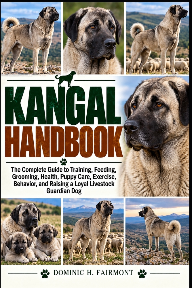 Kangal Handbook: The Complete Guide to Training, Feeding, Grooming, Health, Puppy Care, Exercise, Behavior, and Raising a Loyal Livestock Guardian Dog cover