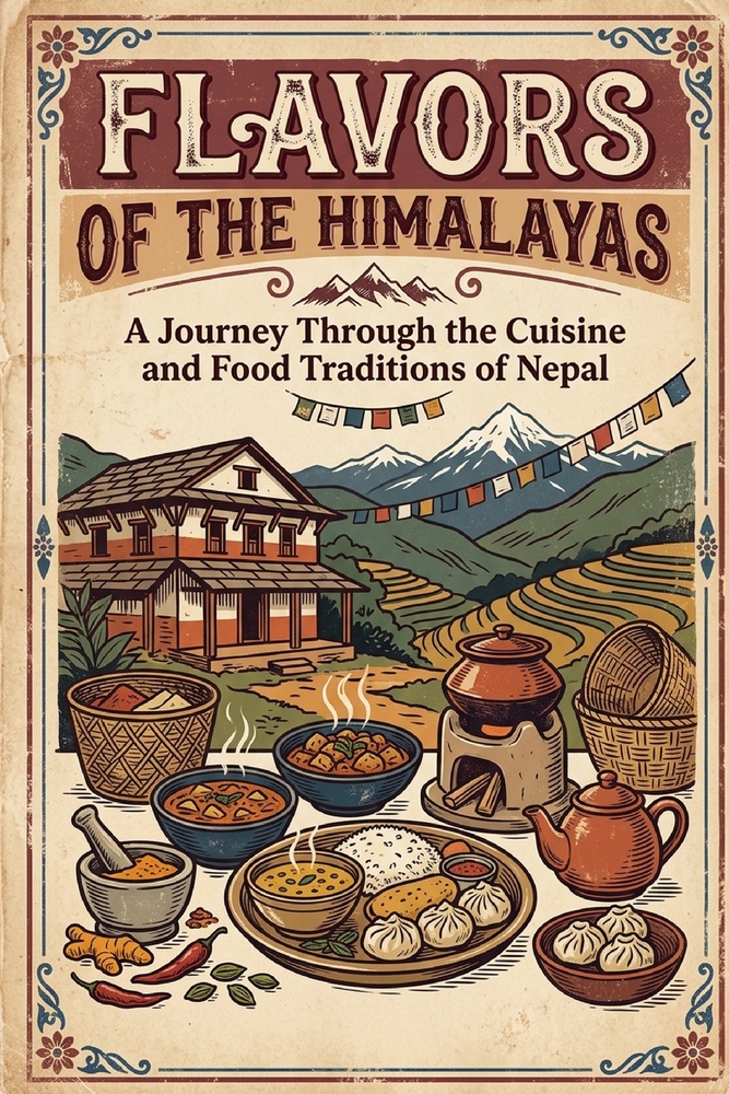 Flavors of the Himalayas A Journey Through the Cuisine and Food Traditions of Nepal cover