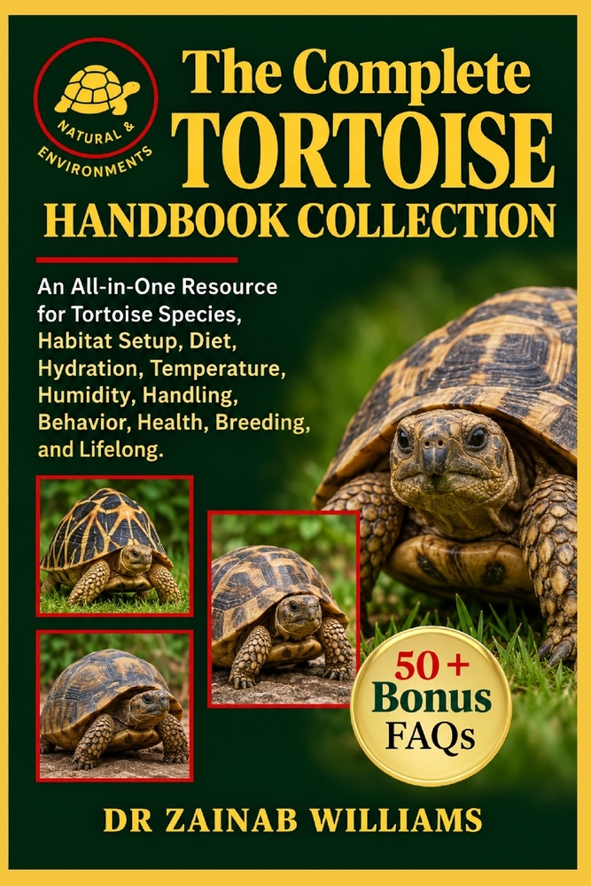 The Complete Tortoise Handbook Collection: An All-in-One Resource for Tortoise Species, Habitat Setup, Diet, Hydration, Temperature, Humidity, Handlin cover