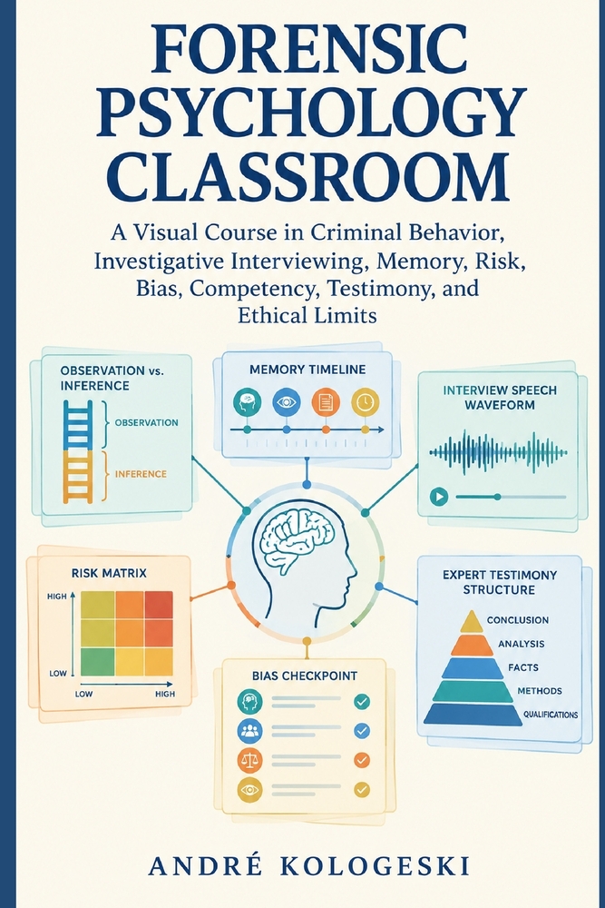 Forensic Psychology Classroom: A Visual Course in Criminal Behavior, Investigative Interviewing, Memory, Risk, Bias, Competency, Testimony, and Ethica cover