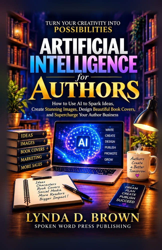 Artificial Intelligence For Authors: How to use AI to Spark Ideas, Create Stunning Images, Design Beautiful Book Covers, and Supercharge Your Author B cover