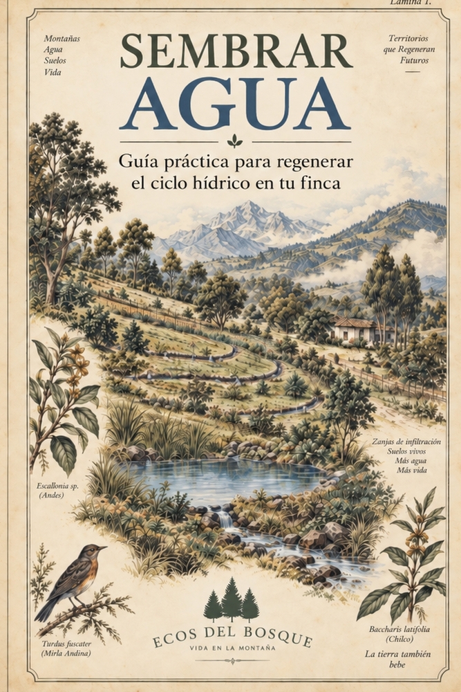Sembrar agua: Guía práctica para regenerar el ciclo hídrico en tu finca cover