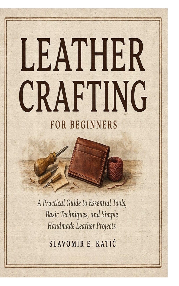 Leather Crafting for Beginners: A Practical Guide to Essential Tools, Basic Techniques, and Simple Handmade Leather Projects cover