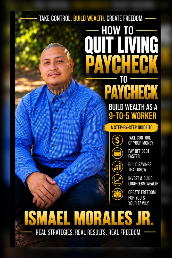How To Quit Living Paycheck to Paycheck: Build Wealth As A 9-5 Worker cover