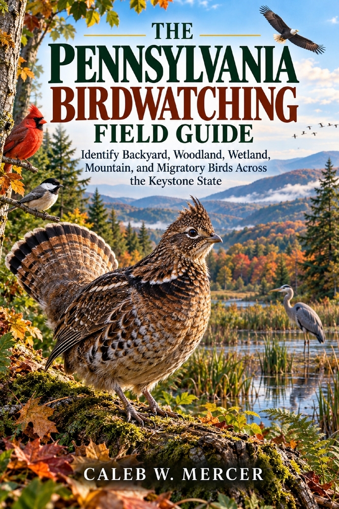 The Pennsylvania Birdwatching Field Guide: Identify Backyard, Woodland, Wetland, Mountain, and Migratory Birds Across the Keystone State cover