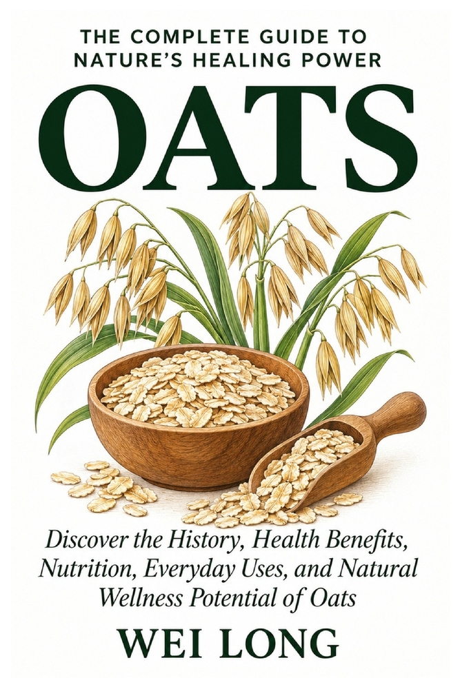 Oats: The Complete Guide to Nature's Healing Power: Discover the History, Health Benefits, Nutrition, Everyday Uses, and Natural Wellness Potential of cover