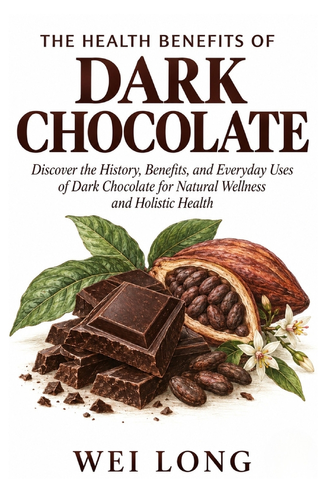 The Health Benefits of Dark Chocolate: Discover the History, Benefits, and Everyday Uses of Dark Chocolate for Natural Wellness and Holistic Health cover