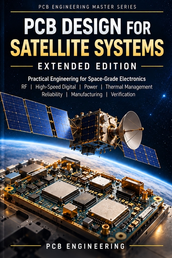 PCB Design for Satellite Systems Extended Professional Edition: Professional Guide to Space-Grade PCB Architecture, Power, High-Speed Digital, RF, EMC cover