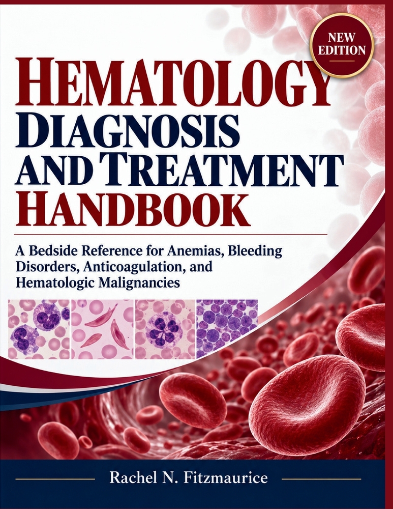Hematology Diagnosis and Treatment Handbook: A Bedside Reference for Anemias, Bleeding Disorders, Anticoagulation, and Hematologic Malignancies cover