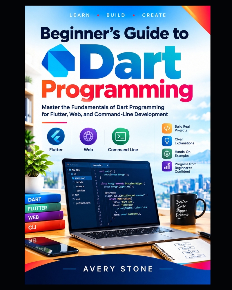 Beginner's Guide to Dart Programming: Master the Fundamentals of Dart Programming for Flutter, Web, and Command-Line Development cover