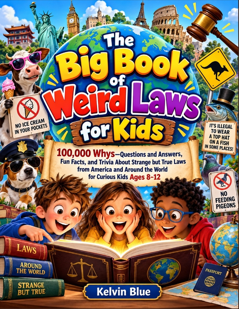 The Big Book of Weird Laws for Kids: 100000 Whys - Questions and Answers, Fun Facts, and Trivia About Strange but True Laws from America and Around th cover