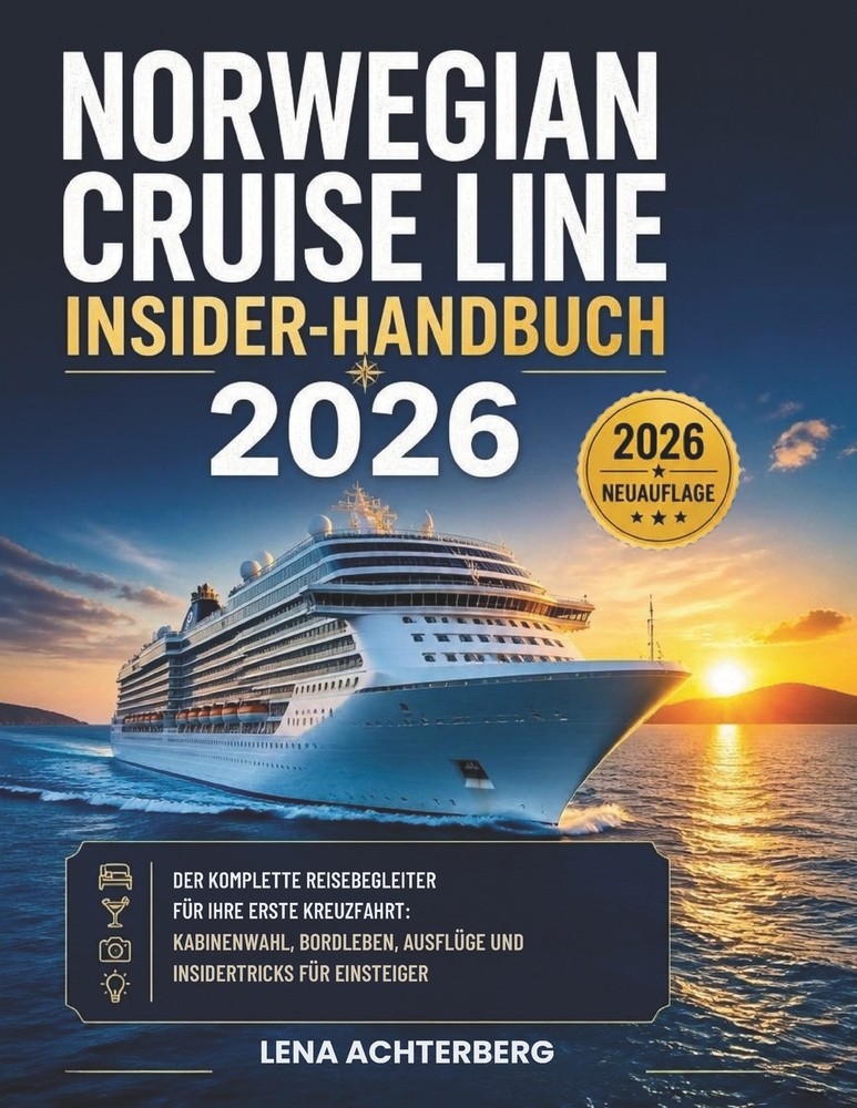 Norwegian Cruise Line Insider-Handbuch 2026: Der komplette Reisebegleiter für Ihre erste Kreuzfahrt: Kabinenwahl, Bordleben, Ausflüge und Insidertrick cover