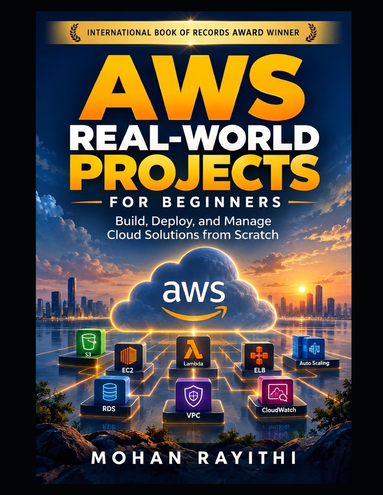 AWS Real-World Projects for Beginners: Build, Deploy, and Manage Cloud Solutions from Scratch cover