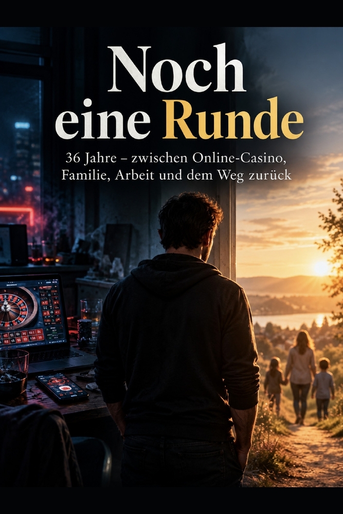 Noch eine Runde 36 Jahre - zwischen Online-Casino, Familie, Arbeit und dem Weg zurück cover