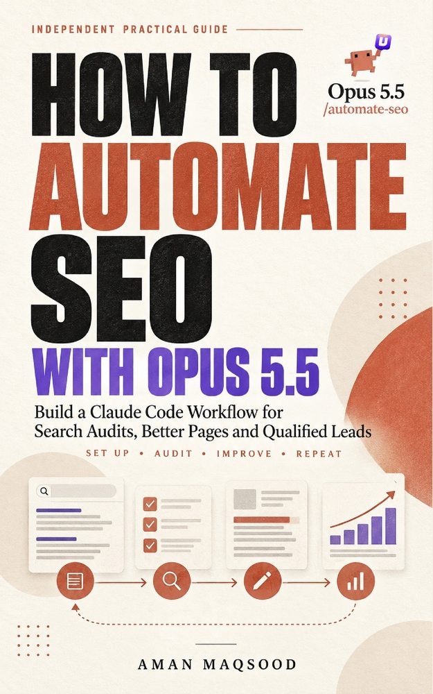 How to Automate SEO with Opus 5.5: Build a Claude Code Workflow for Search Audits, Better Pages and Qualified Leads cover