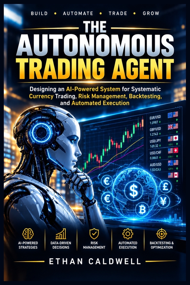 The Autonomous Trading Agent: Designing an AI-Powered System for Systematic Currency Trading, Risk Management, Backtesting, and Automated Execution cover