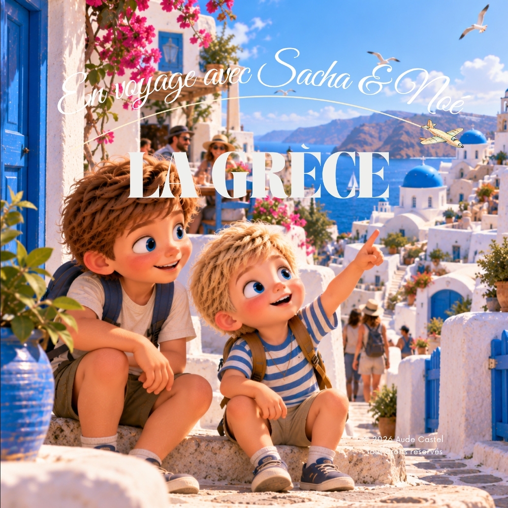 En Grèce: Découvre la Grèce avec Sacha & Noé cover