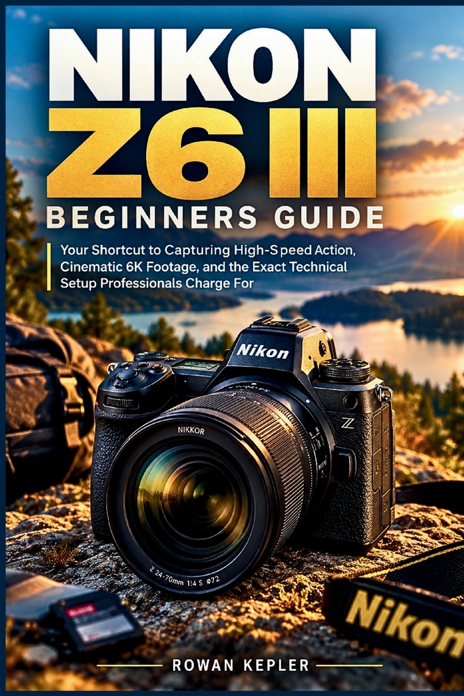 NIKON Z6 III Beginners Guide: Your Shortcut to Capturing High-Speed Action, Cinematic 6K Footage, and the Exact Technical Setup Professionals Charge F cover