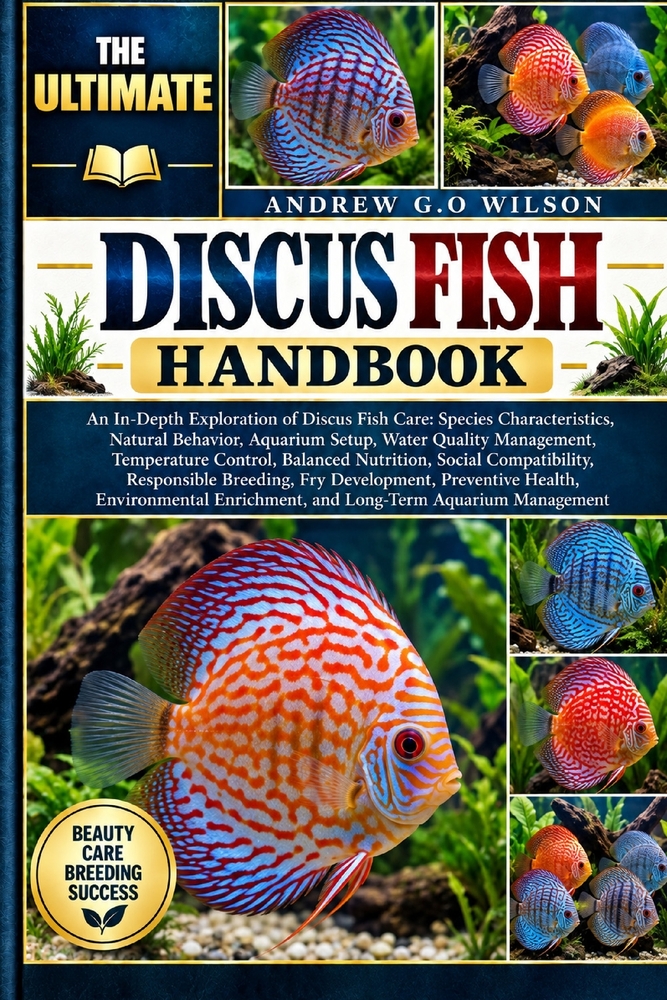 The Ultimate Discus Fish Handbook: An In-Depth Exploration of Discus Fish Care: Species Characteristics, Natural Behavior, Aquarium Setup, Water Quali cover