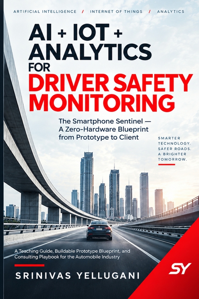 AI + Iot + Analytics for Driver Safety Monitoring: The Smartphone Sentinel - A Zero-Hardware Blueprint from Prototype to Client Pilot cover