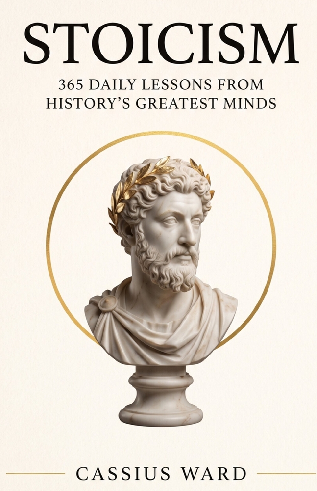 Stoicism Illustrated with 365 Daily Lessons from History's Greatest Minds: Daily Stoic Meditations and Quotes on Self-Discipline from Marcus Aurelius cover