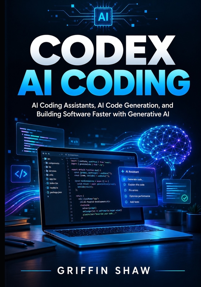 Codex AI Coding: The Ultimate Beginner's Guide to AI Coding Assistants, AI Code Generation, and Building Software Faster with Generative AI cover