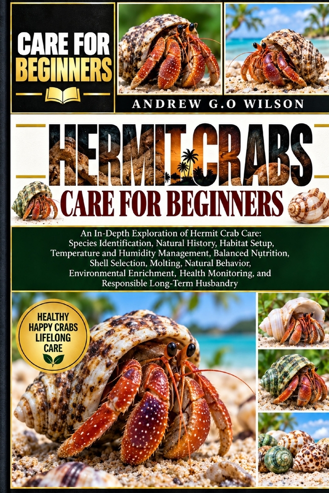 Hermit Crabs Care for Beginners: An In-Depth Exploration of Hermit Crab Care: Species Identification, Natural History, Habitat Setup, Temperature and cover