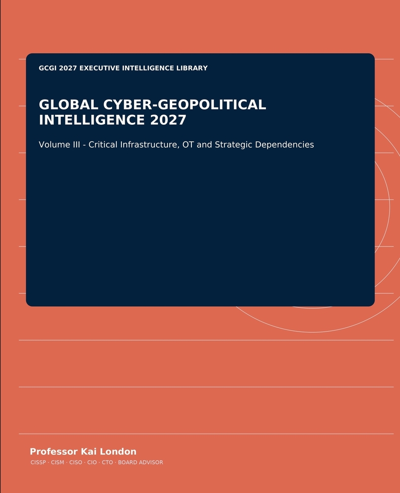 Global Cyber-Geopolitical Intelligence 2027: Volume III - Critical Infrastructure, OT and Strategic Dependencies cover