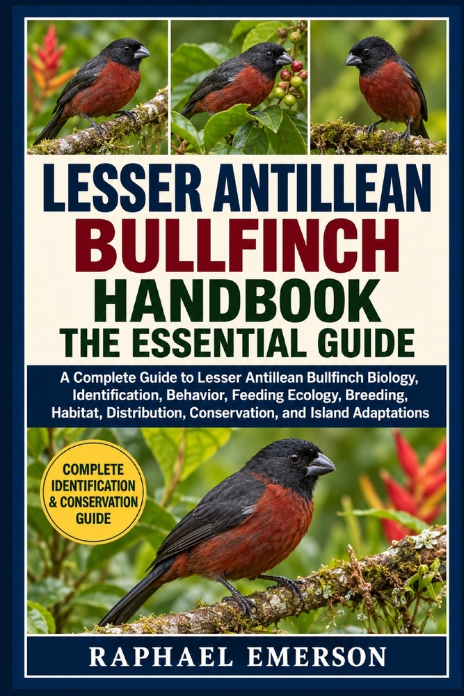 Lesser Antillean Bullfinch Handbook: THE ESSENTIAL GUIDE: A Complete Guide to Lesser Antillean Bullfinch Biology, Identification, Behavior, Feeding Ec cover