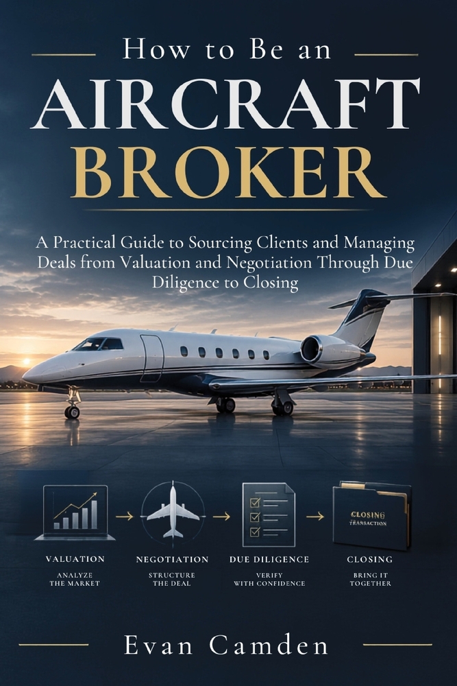 How to Be an Aircraft Broker: A Practical Guide to Sourcing Clients and Managing Deals from Valuation and Negotiation through Due Diligence to Closing cover