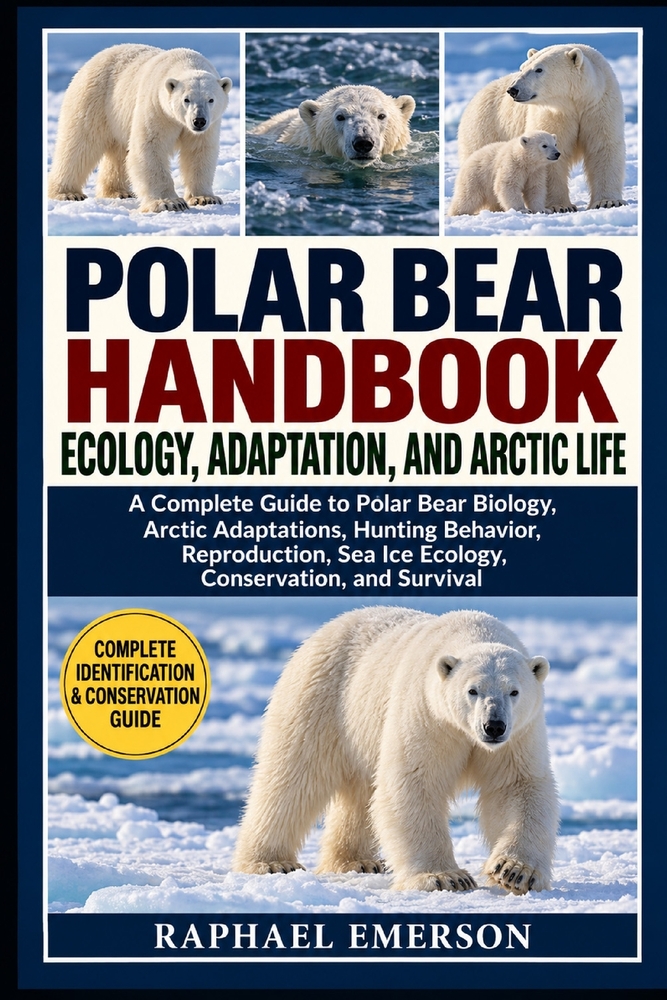 Polar Bear Handbook: ECOLOGY, ADAPTATION, AND ARCTIC LIFE: A Complete Guide to Polar Bear Biology, Arctic Adaptations, Hunting Behavior, Reproduction, cover