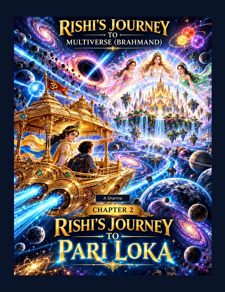 Rishi's Journey to Pari Loka: A Mythology, Science & Multiverse Adventure cover