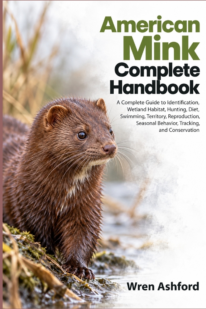 American Mink Complete Handbook: A Complete Guide to Identification, Wetland Habitat, Hunting, Diet, Swimming, Territory, Reproduction, Seasonal Behav cover
