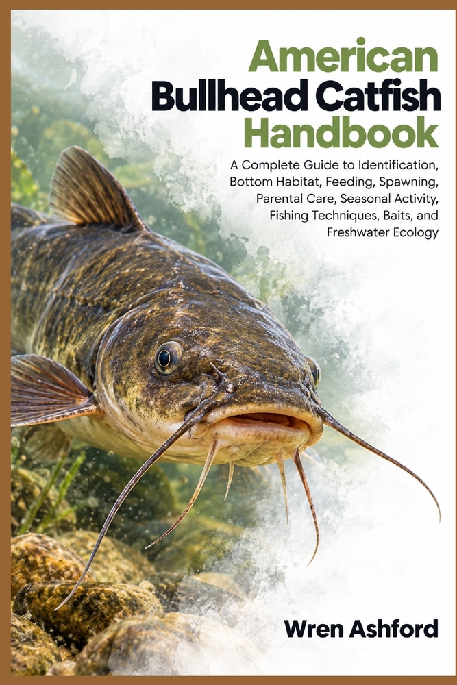 American Bullhead Catfish Handbook: A Complete Guide to Identification, Bottom Habitat, Feeding, Spawning, Parental Care, Seasonal Activity, Fishing T cover