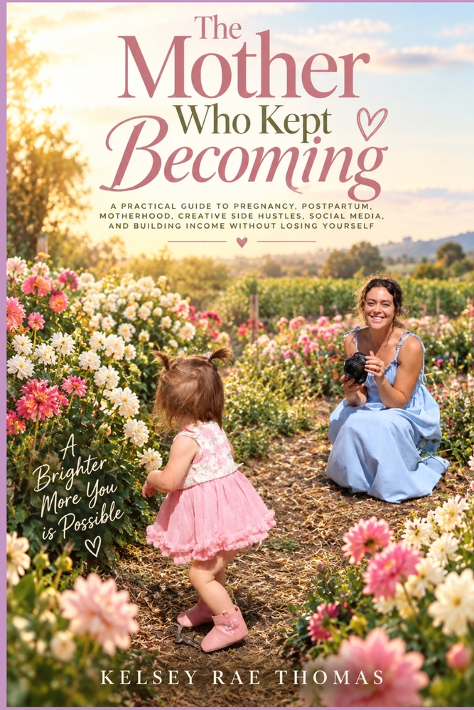 The Mother Who Kept Becoming: A Practical Guide to Pregnancy, Postpartum, Motherhood, Creative Side Hustles, Social Media, and Building Income Without cover