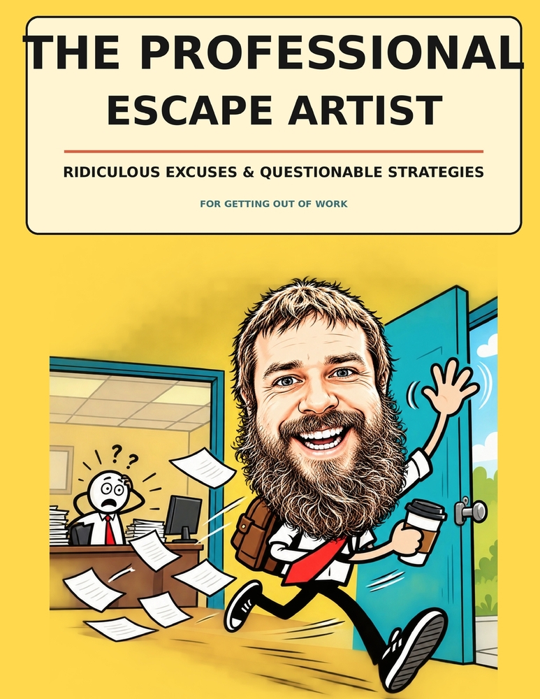 The Professional Escape Artist: RIDICULOUS EXCUSES & QUESTIONABLE STRATEGIES for Getting Out of Work cover