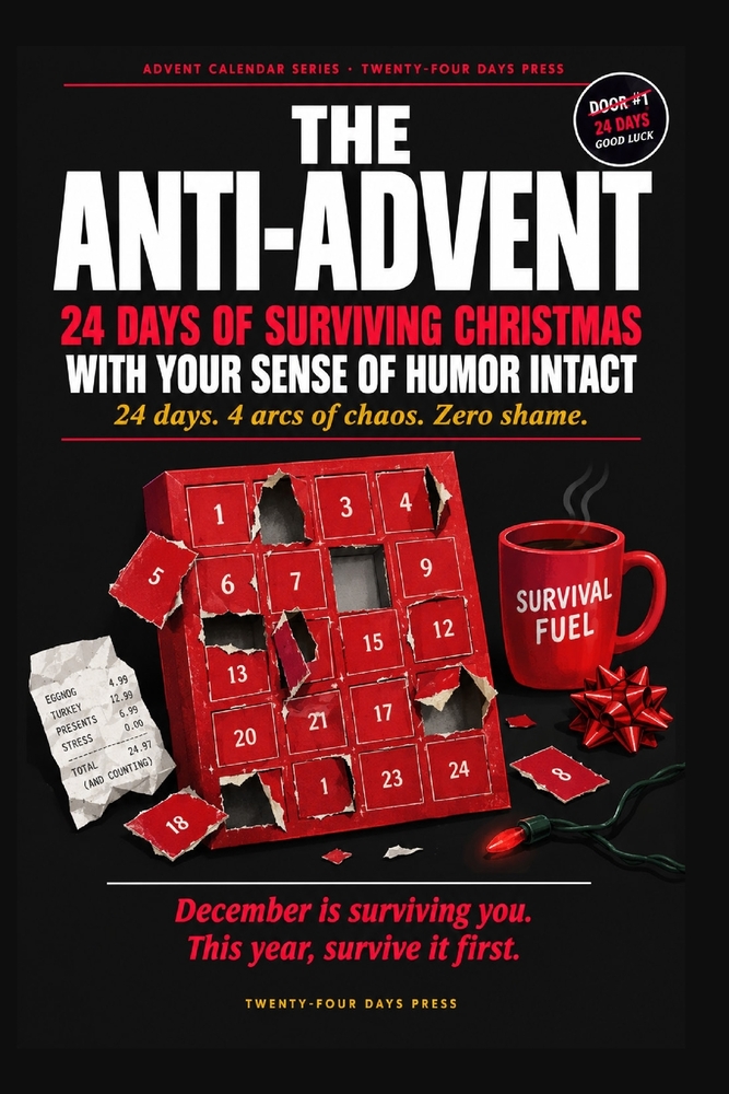 The Anti-Advent: 24 Days of Surviving Christmas With Your Sense of Humor Intact: 24 days. 4 arcs of chaos. Zero shame. cover