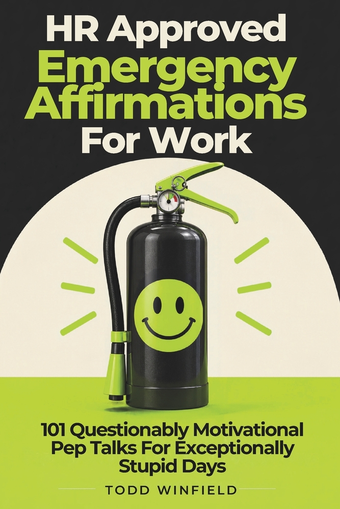 HR Approved Emergency Affirmations For Work: 101 Questionably Motivational Pep Talks For Exceptionally Stupid Days cover