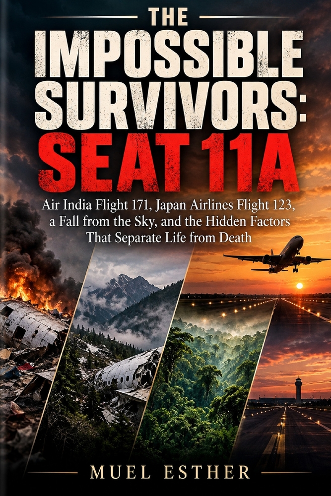 The Impossible Survivors: SEAT 11A: Air India Flight 171, Japan Airlines Flight 123, a Fall from the Sky, and the Hidden Factors That Separate Life fr cover