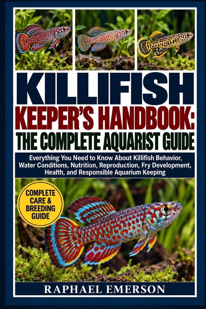 Killifish Keeper's Handbook: THE COMPLETE AQUARIST GUIDE: Everything You Need to Know About Killifish Behavior, Water Conditions, Nutrition, Reproduct cover