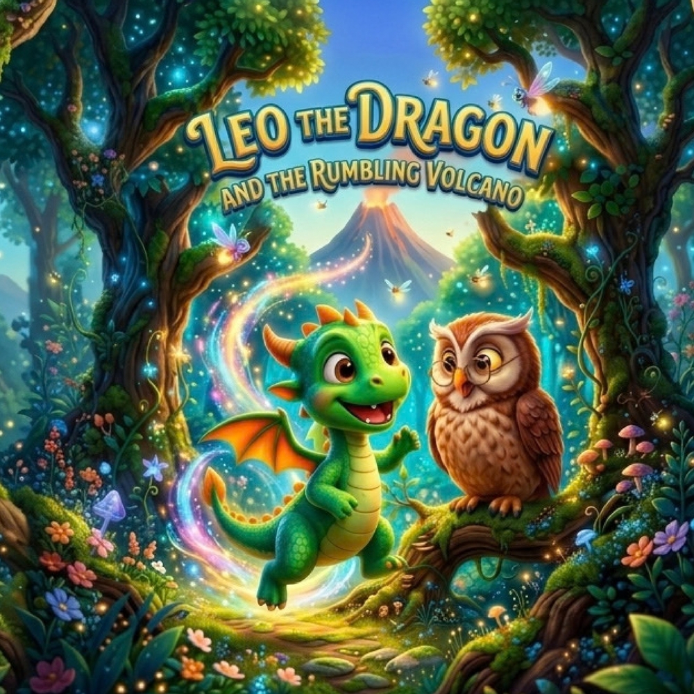 Leo the Dragon and the Rumbling Volcano: A story about big feelings cover