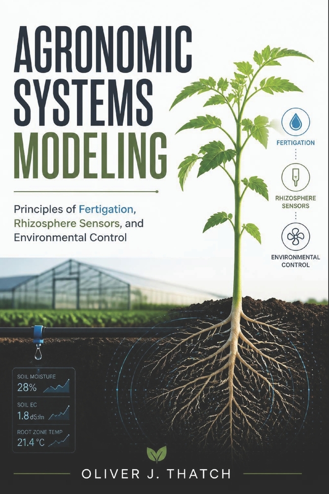 Agronomic Systems Modeling: Principles of Fertigation, Rhizosphere Sensors, and Environmental Control cover
