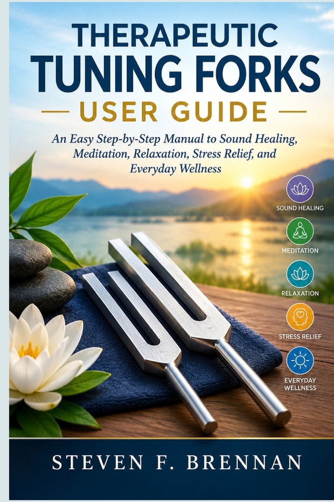 Therapeutic Tuning Forks User Guide: An Easy Step-by-Step Manual to Sound Healing, Meditation, Relaxation, Stress Relief, and Everyday Wellness cover